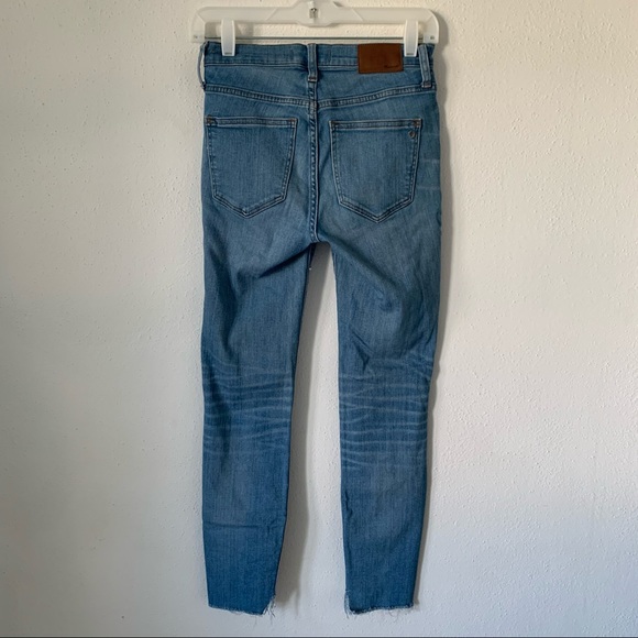 Madewell High Rise Skinny Jeans Seamed Step Hem 24 - Picture 7 of 10